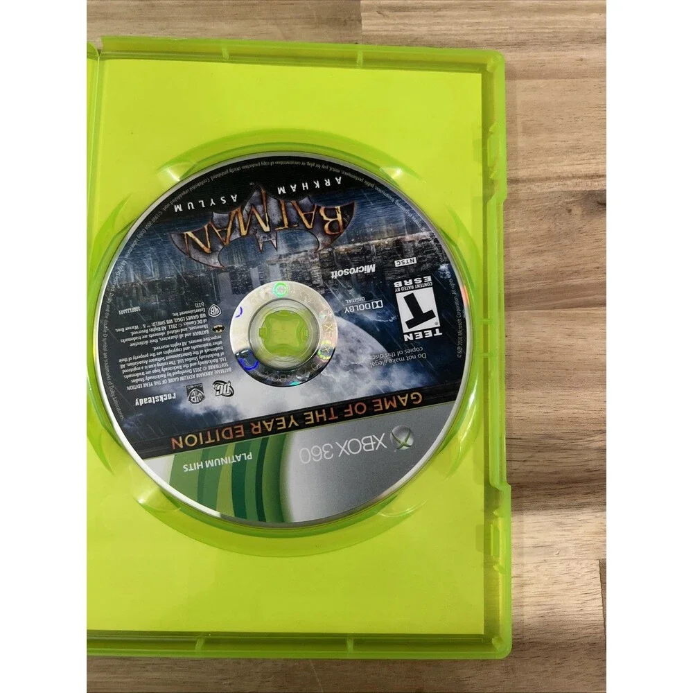 Batman: Arkham Asylum (Microsoft Xbox 360, 2010) GAME Free FAST SHIPPING - Picture 3 of 4